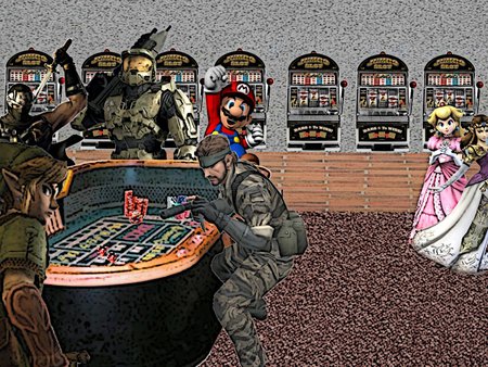 Mario winning - mario, craps, snake, link, master cheif, zelda, games