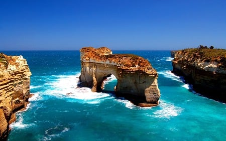 island arch - beach, sea