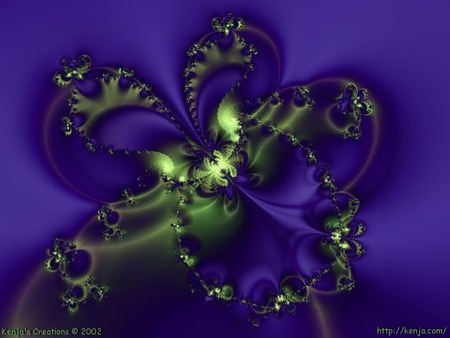 flowergreen800x.jpg - purple, green fractal, flower