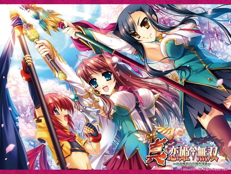 anime girls shinkoihime - shinkoihime, anime