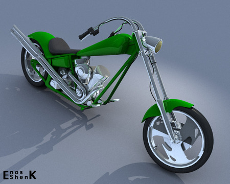 3-D Chopper...........aka.........iron horse - choppers, harley davidson, motorcycles