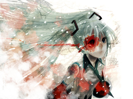 hatsune miku vocaloid - hatsune, miku, vocaloid