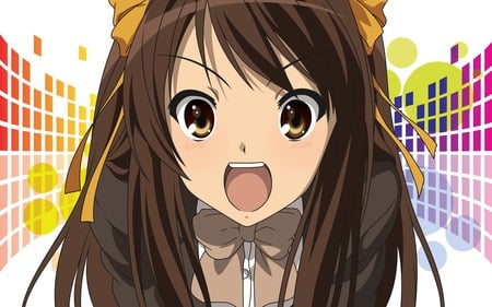 close suzumiya haruhi suzumiya haruhi no yuutsu - yuutsu, haruhi, no, close, suzumiya