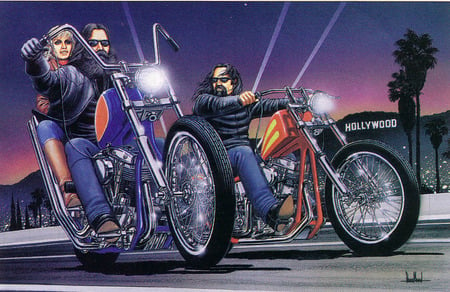 Late Night Ride And Still Tweaking............ - choppers, harley davidson, motorcycles