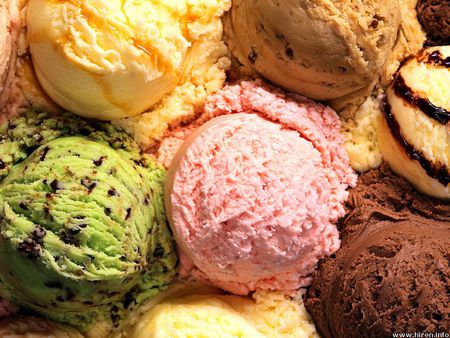 Yummy Icecream - flavours, dessert, icecream, scoops