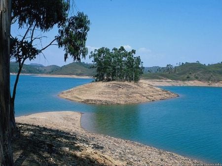 Tropical Island - calm waters, trees, tropical, serene, island