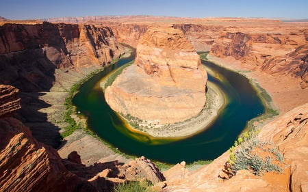 horeshoe canyon - nature, canyon