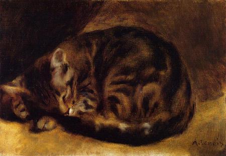 Renoir. 'Sleeping cat.'