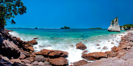 rocks and water - nature, sky, blue, water, rocks