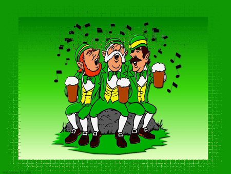 DRINKING IRISHMEN - singing, green, irish, st patricks