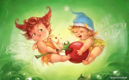 Fairy tug of War - fairies, cute