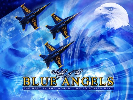 blue angels . jpg - airplanes, three, fly, military