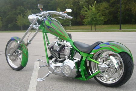 Keeping It Green, Makes The World A Better Place....... - motorcycles, harley davidson, choppers