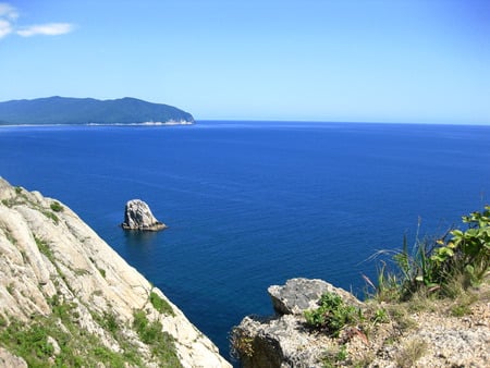 wanna go to the seaside... - horizon, water, blue, ocean, sky