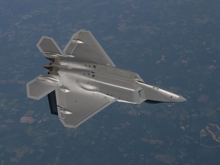 F-22 bottom fuselage - fighter, raptor, f-22