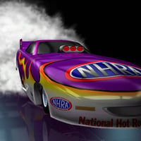 NHRA, Alcohol Burning Funny Car...........