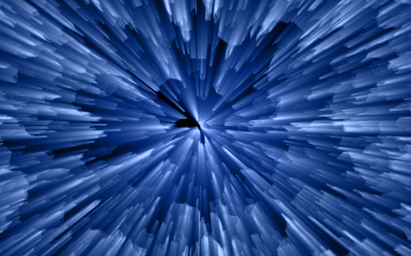 Blue Explosion - abstract, vector, explosion, blue