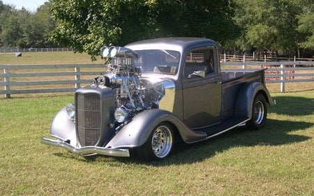 Supercharged Pickup Truck