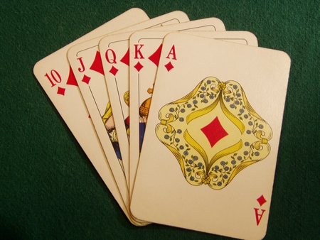 Royal-flush - game, flush, royal, poker