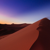 Sunrise over the Namibs Dunes