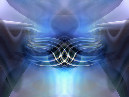 DeZign 341 - 3d and cg, abstract, blue