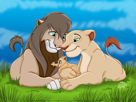 Random version of the Lion King. - king, lion, baby