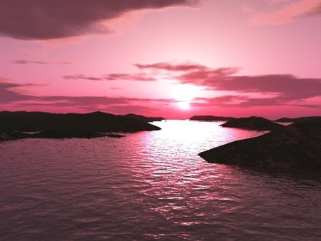 background5. jpg - nature, sunset, pink, beautiful