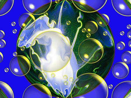 Bubbles - bubbles, abstract