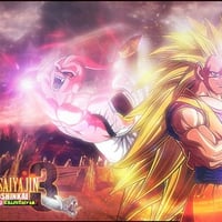 Son Goku SSJ3 vs Kid Buu