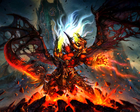 Paragon of Destruction - fantasy, warcraft, demon, dark