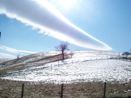 Winter Sky - winter, sky, chilhowie