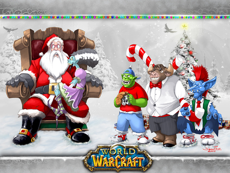 Warcraft Christmas - wow, christmas, warcraft game, world of warcraft