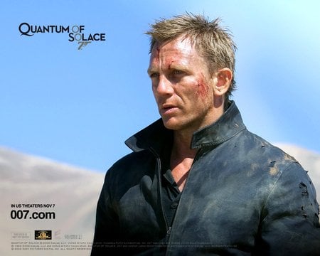 James Bond in the Quantum of Solace - fiction, british, 007, daniel craig, quantum of solace, movies, james bond, english