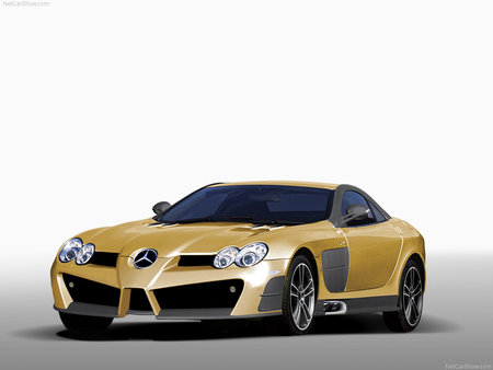 Golden McLaren - mercedes-benz slr mclaren, mansory renovation, mclaren