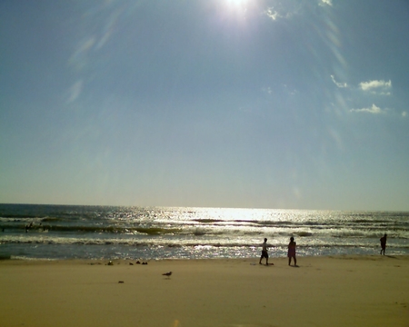 Grand Haven, MI - water, sky, beach, blue