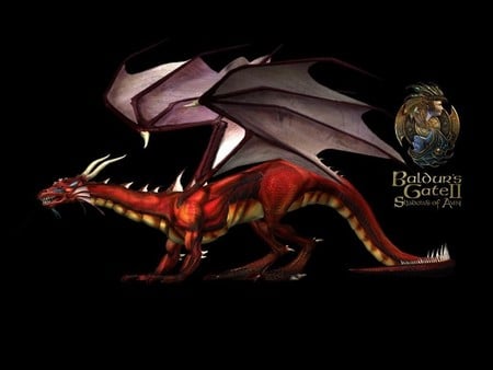 Baldurs Gate - graphics, fantasy, dragon, its so cool, dark art, dark, baldurs gate, rpg