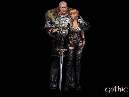 Gothic 1 - fantasy, gothic 1, graphics, rpg, armor, 3d and cg, weapon