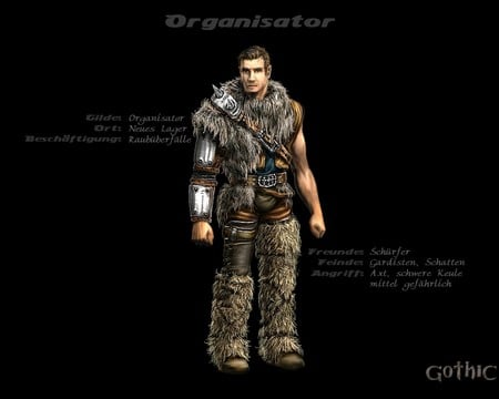 Gothic 1 - armor, gothic 1, graphics, fantasy, new camp, 3d and cg, organizer, rpg