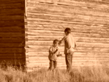 boy,s enjoying outdoors - kids