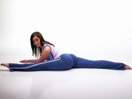 Stretch - lady, cool, beautiful, stretch