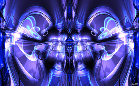 Astral Plane - abstract, 3d and cg, blue