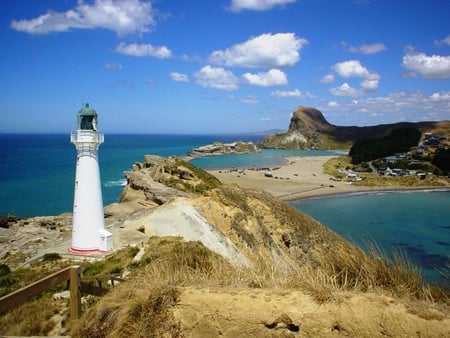 castle point - nz, lighthouse