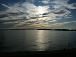 Sunset at North Point State Park in Maryland