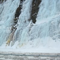 Ice on Side of Hill