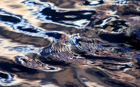 WAVES SPLASHING AGAINST SHORE - water, shore, splashing