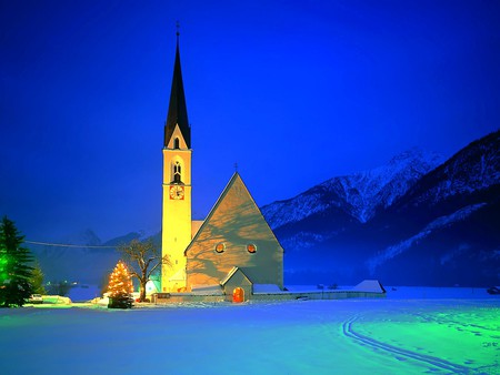 Church in Lights - church in lights, beautiful