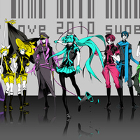 boots dress gumi hatsune miku kagamine len kagamine rin kaito kamui gakupo long hair megurine luka meik