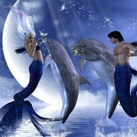 mermaid couple