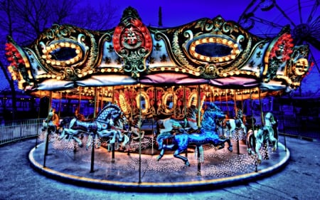 	Fantasy Carousel Dream - carousel, dream, fantasy