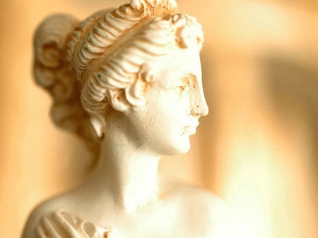 Venus - woman, white, statue, tan, venus